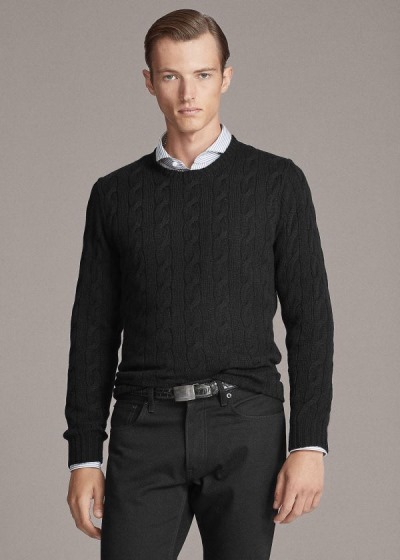 Suéter Ralph Lauren Cable-Knit Cashmere Homem 13720-FEQP